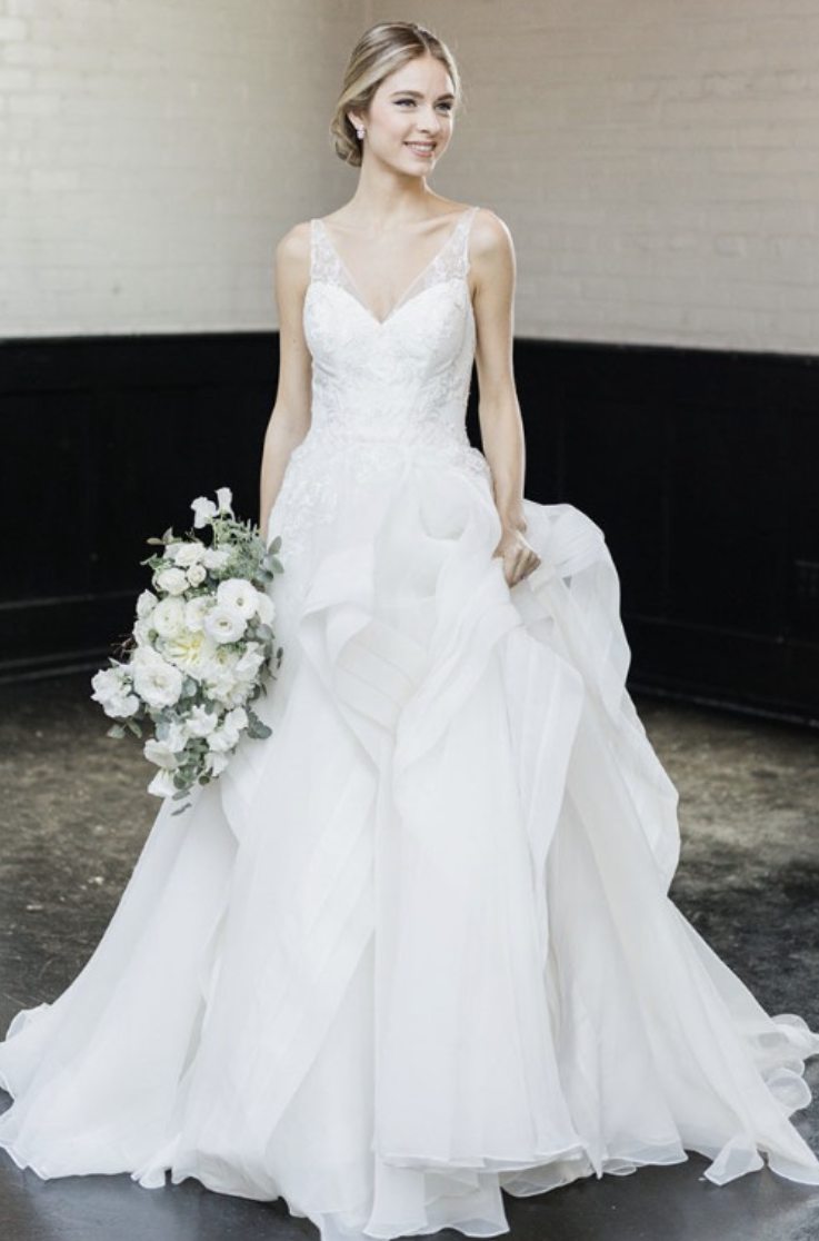 Truly Zac Posen Horsehair Tier Skirt Wedding Dress Rental